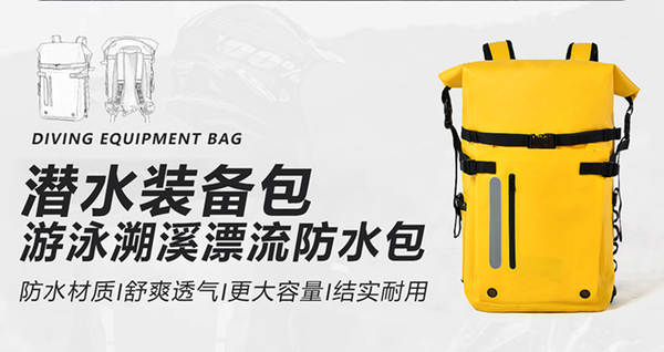 Resistente à água exterior dois ombros mochila de pé longo mochila de mergulho equipamento de mergulho mochila de mergulho mochila de mergulho mochila de fábrica de vendas diretas