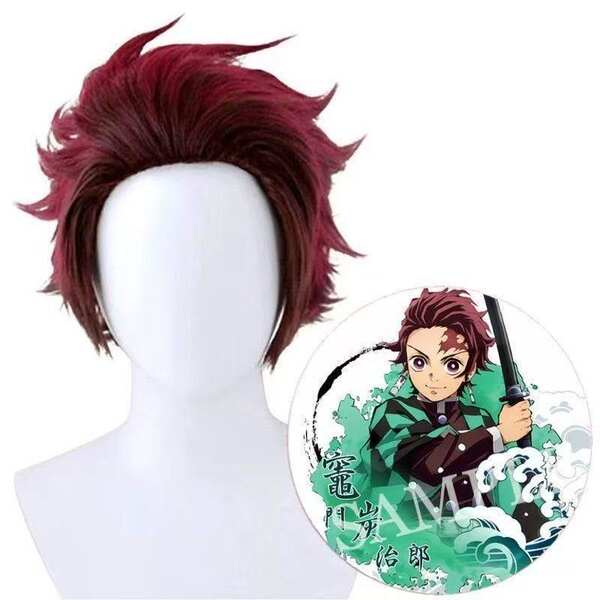 Peruque Cosplay Tanjiro