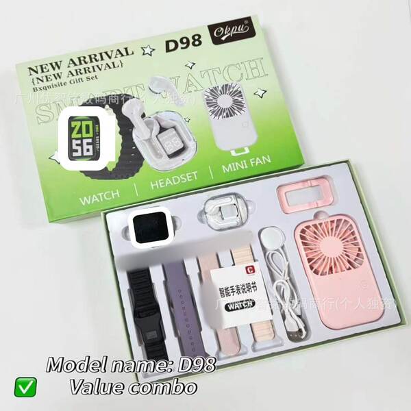 Relógios inteligentes D96/D97/D98/D99 PLUS Multifuncional Multifuncional Kit de Relógios