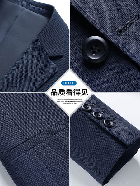 Vestido de casaco de solteiro de primavera para homens de negócios