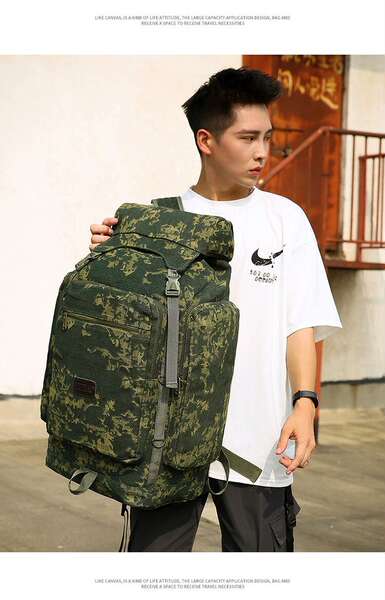 Bolsas de mochila para homens de grande capacidade para viajar com facilidade para recreação ao ar livre para escalada de montanha 70 litros de bagagem para viajar com ombros super grandes