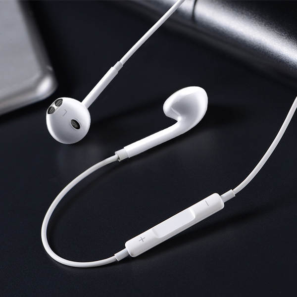 Tipo-C Flat aplicável Xiaomi Huawei 3.5mm telefone inteligente com fio de fone de ouvido com fone de ouvido