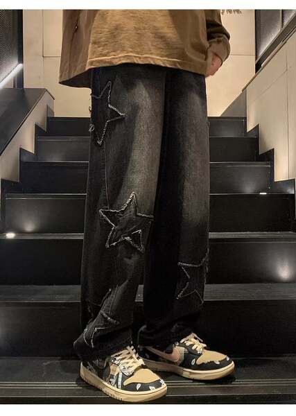 Calça Jeans Masculina Larga Inverno