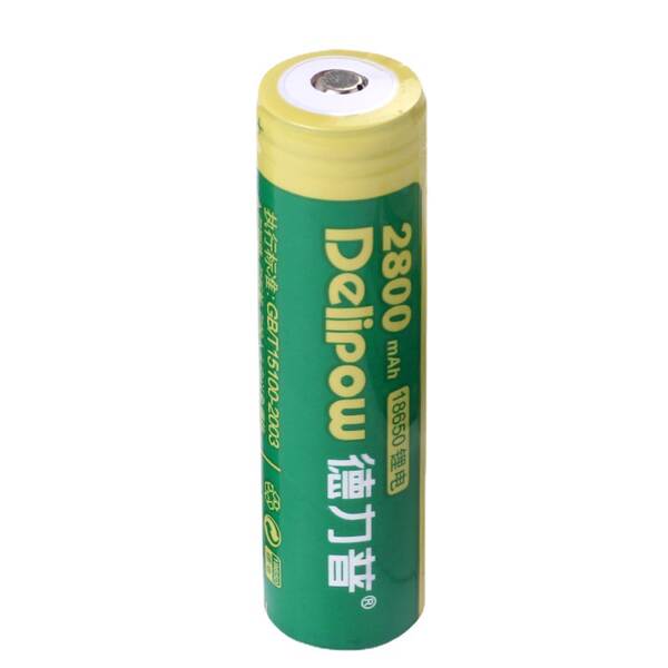 Bateria de lítio da Delphi 18650 2800mAh de grande capacidade 3.7V Bateria de íons de lítio recarregável 18650