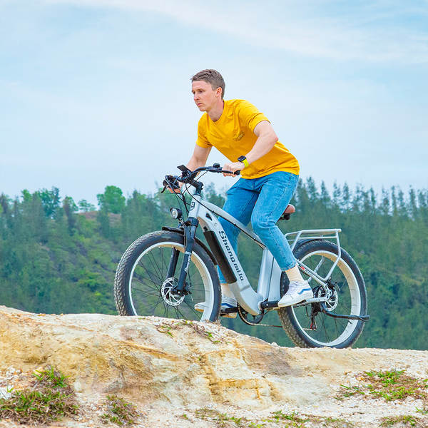26 polegadas 3.0 elétrico de lítio dianteiro e traseiro motor duplo 500W7 velocidade 36kg de discos de óleo travagem de corte de energia de choque frontal fork