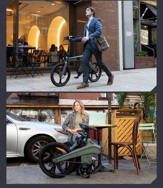 Transfronteiriço comércio exterior atacado novo modelo de bicicletas de assistência elétrica duas rodas dobrável veículo elétrico de velocidade variável para adultos