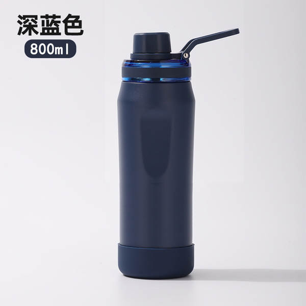 Novo 304 de aço inoxidável aquecedor de xícara de vidro com xícara de silício de cana espacial exterior portátil de esportes
