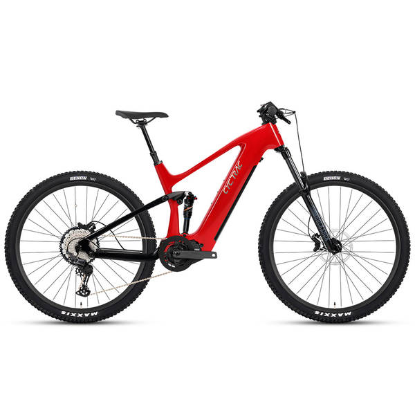 EM10 elétrico assistido bicicleta de montanha de cauda macia carroçaria de fibra de carbono M510 motor intermediário de oito lados para evitar o sismo em todo o campo