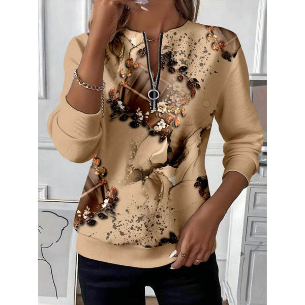 Outono Novo Modelo Europeu e Americano Lingerie Feminino T-Shirt Pós-Símia Vintage Camiseta Desportiva