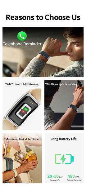VALDUS Cross-Border VITRO sem ecrã ECG relógio inteligente monitorar a frequência cardíaca em tempo real para monitorar a saúde das mulheres