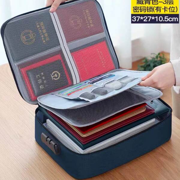 Bolsa de Organização de Documentos Impermeável