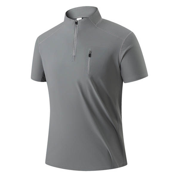 Homem de alta qualidade Primavera Outono Longas Mãos POLO T-Shirt Comércio Férias T-Shirt Esporte Homem