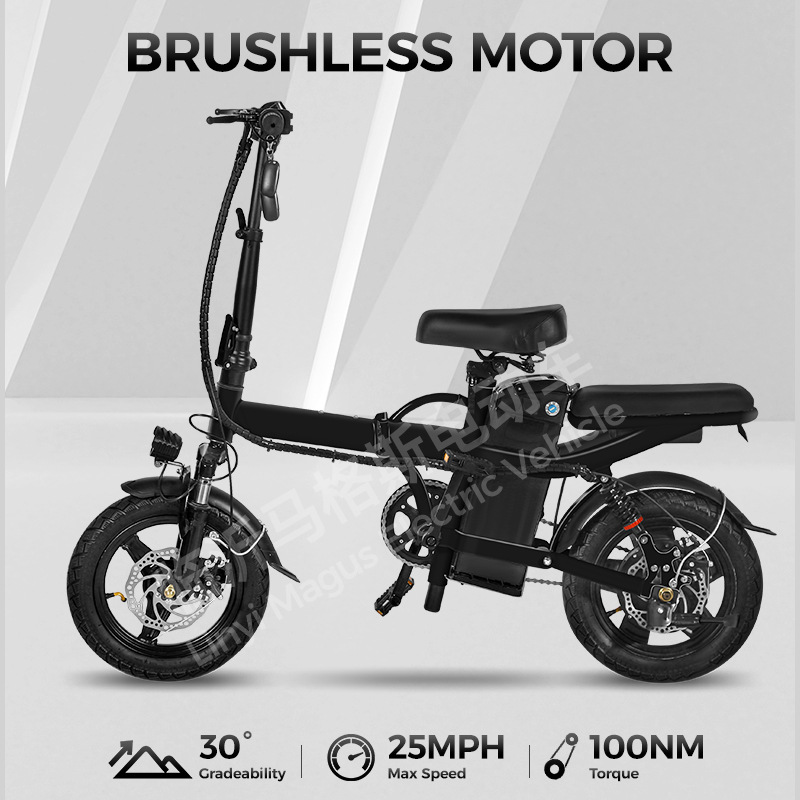 Carro elétrico de duas rodas de bicicleta elétrica de alta durabilidade