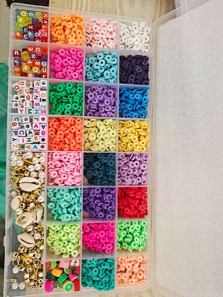 Conjunto de Contas de Cerâmica para Colar