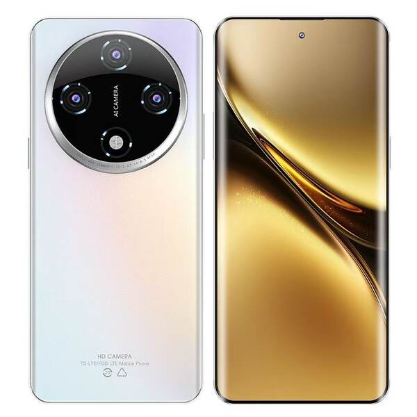 Novo X200Pro inteligente de tela curva 7.9 celular 512G grande memória 5G celular de rede completa para transmissão ao vivo