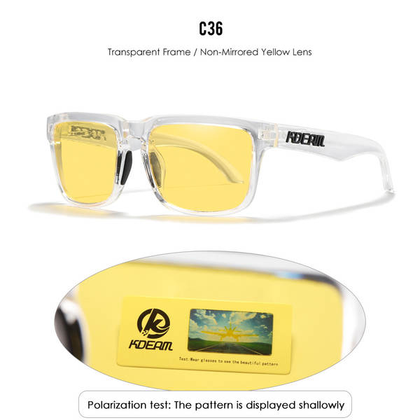 Óculos de sol KDEAM clássicos para homens e mulheres KD332