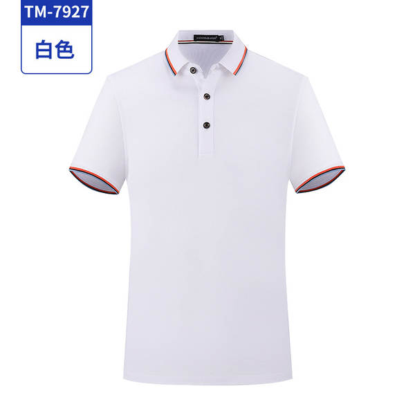 Camisa de manga curta de algodão para empresa