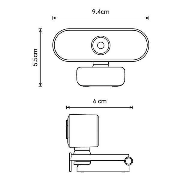 Câmera Web 1080P USB para Conferência