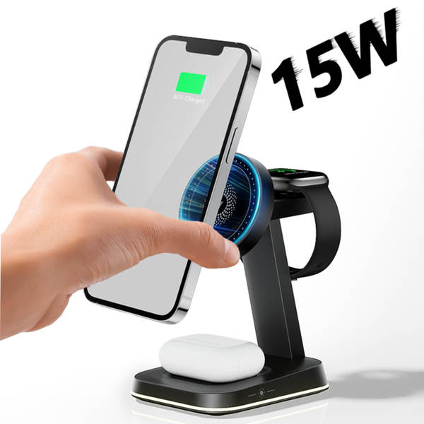 Carregador Magnético Wireless 15W para iPhone