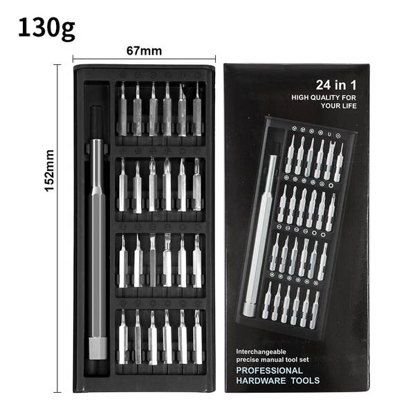 24 Unidade S2 Ferramenta de Reparação Batch Cell Phone Screw Kit Multifuncional Precisão 25 Óculos de Computador Unidade