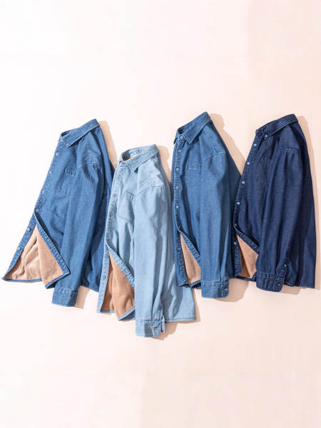 Jaqueta de couro jeans para inverno