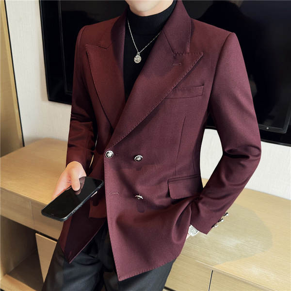 Terno Masculino de Inverno com Dobro Fechamento