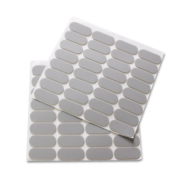 Padrão de computador de silicone de proteção contra deslizamento do telemóvel auto adesivo à prova de água e meio ambiente de alta resistência à temperatura de papelão de papelão de papelão cinza