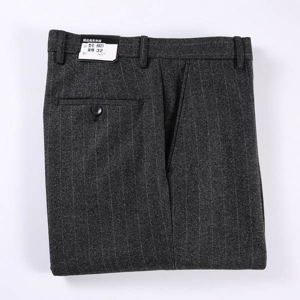 Calça social masculina de lã