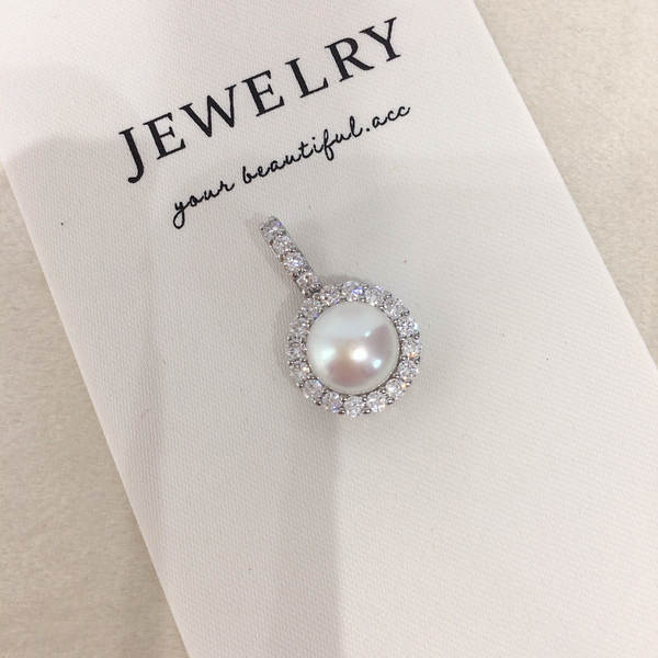 Colar de Pérola com Diamante