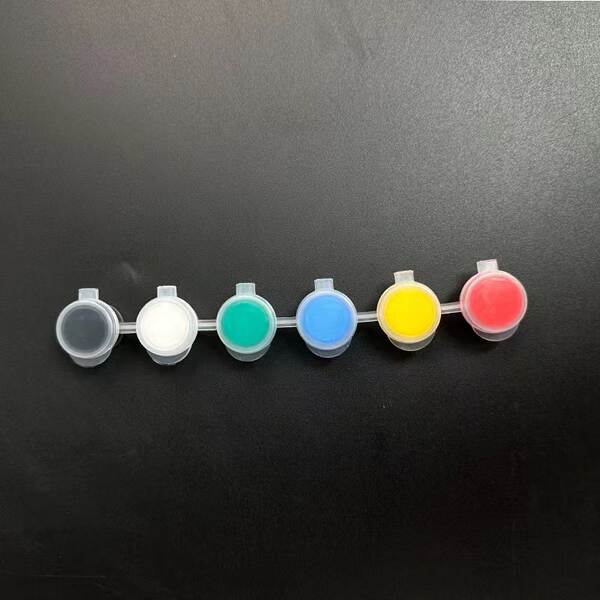Pintura de acrílico 3 ml de 12 cores de coloração de coloração de bonecos de coloração para crianças pinturas de pintura artística fabricantes de lote