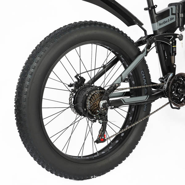Exportação transfronteiriça de bicicletas elétricas portáteis dobráveis para esportes ao ar livre 26 polegadas para carros elétricos gordurosos