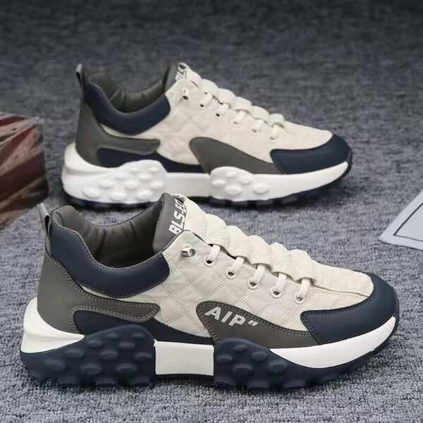 Sapatos de corrida para homens transfronteiriços 2026 Nova versão coreana de sapatos de corrida para homens de faixa baixa