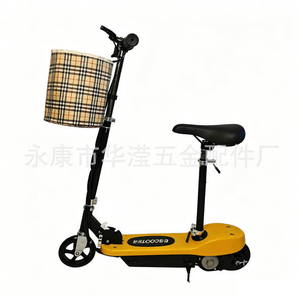 Transfronteiriço portátil dobrável scooter elétrico de duas rodas adulto cadeira de criança scooter elétrico
