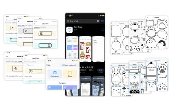Mini impressora sem fio sem fio de venda quente transfronteiriça celular inteligente sem tinta Bluetooth impressora de fotos domésticas de pequeno porte