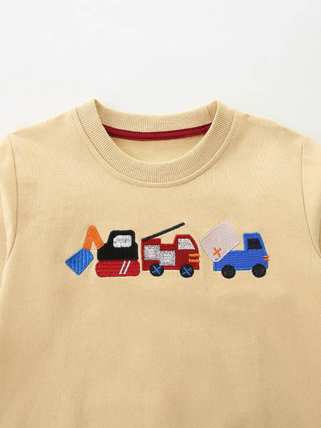 Moletom infantil estampado com carro