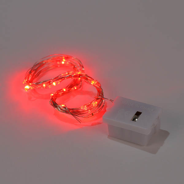LED corda de cobre lâmpada pequena caixa branca de três camadas de regulação de corda de luz atmosfera de decoração de corda de luz com corda de luz flash corda de luz pequena