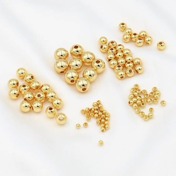 Pérolas de ouro 14K e 18K