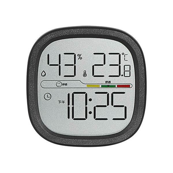 Relógio eletrônico finíssimo relógio digital simples de parede LCD pequeno relógio multifuncional de temperatura de relógio eletrônico 8218