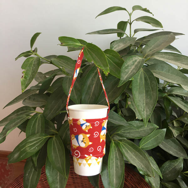 Conjunto de Copo e Bolsa para Bebidas
