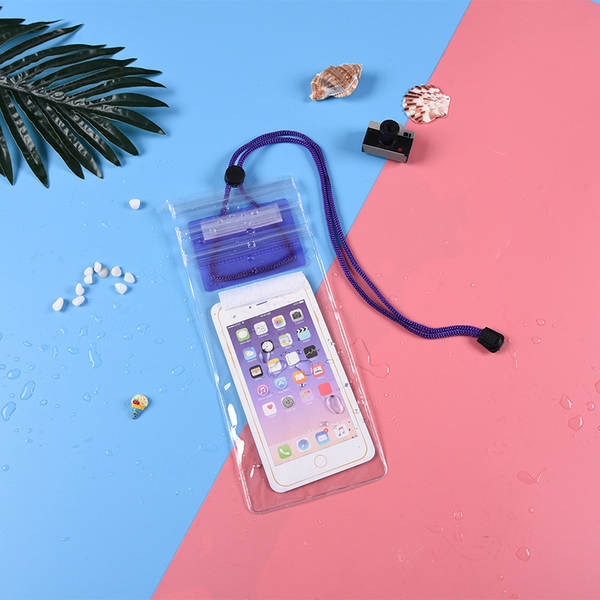 Três bolsas transparentes de telefone celular à prova d'água personalizadas tela táctil mágica bolsas inteligentes à prova d'água fabricantes atacado