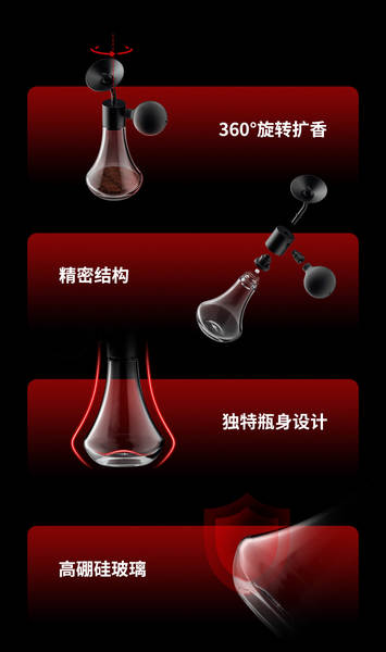 MHW bombardeiro café garrafa de vidro mostra amostra de garrafa de café de feijão de chá óleo essencial perfume garrafa de perfume