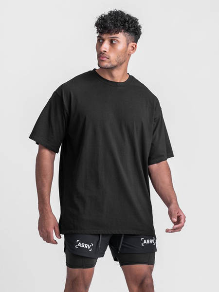 Camiseta masculina curta de verão