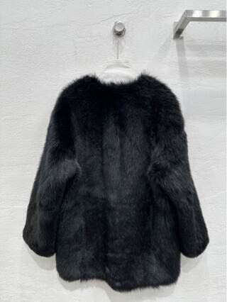 24 Haining Inverno Negro Calidade de viagem de couro simples de importação toscanas casaco de pelúcia feminino