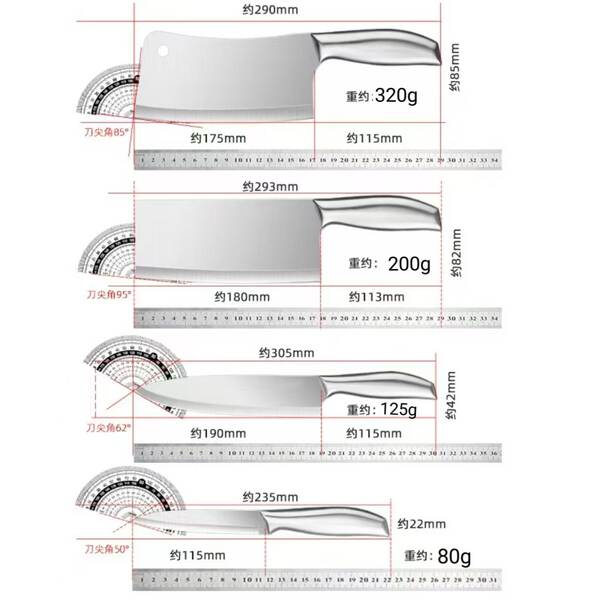 Conjunto de Facas de Cozinha Inox