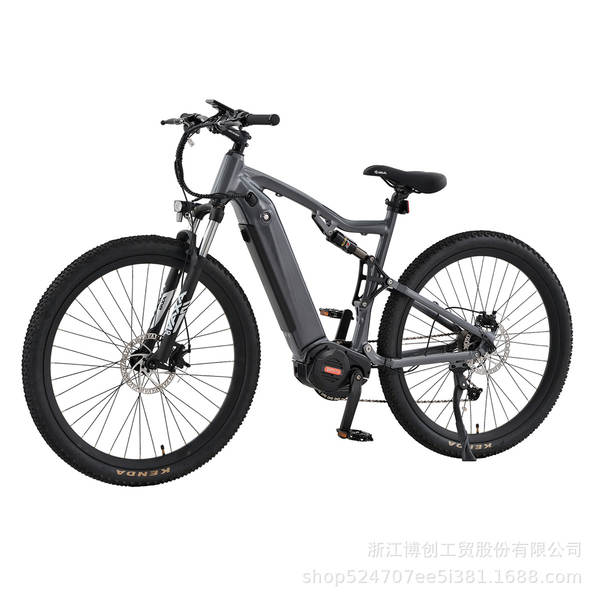 Bicicleta elétrica da Amazon com motor de oito lados