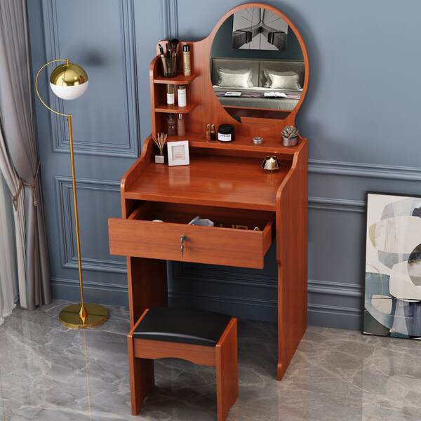 Dressing case mesa de maquiagem quarto mesa de maquiagem moderna simples mesa de maquiagem pequena