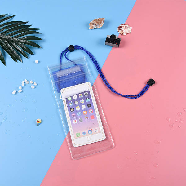 Três bolsas transparentes de telefone celular à prova d'água personalizadas tela táctil mágica bolsas inteligentes à prova d'água fabricantes atacado