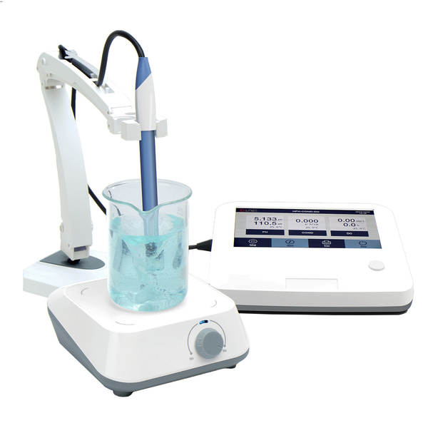 Calculador de ácido de mesa de precisão de laboratório de pH de condutividade solúvel de oxigênio TDS Analisador de qualidade da água multiparâmetro