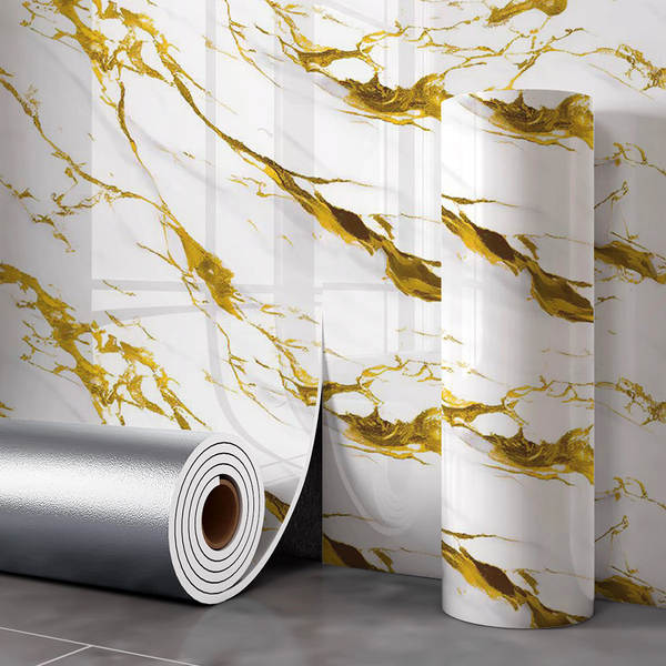 Papel de Parede Autocollante Imitação Mármore