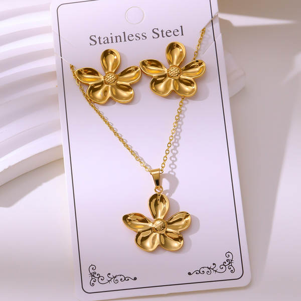 Conjunto de Joia em Aço Inox